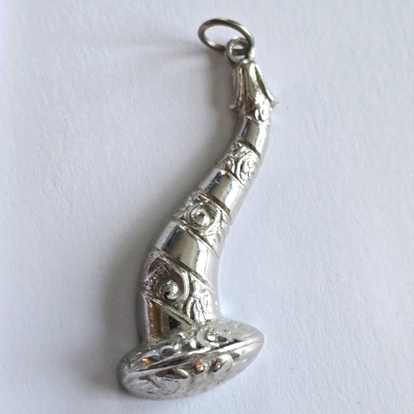 Cornucopia pendant charm silver tone Steward Free Mason Masonic - Picture 1 of 13